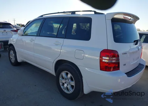 2002 Toyota Highlander Limited V6 z USA, uszkodzony, nr VIN JTEGF21A720030885